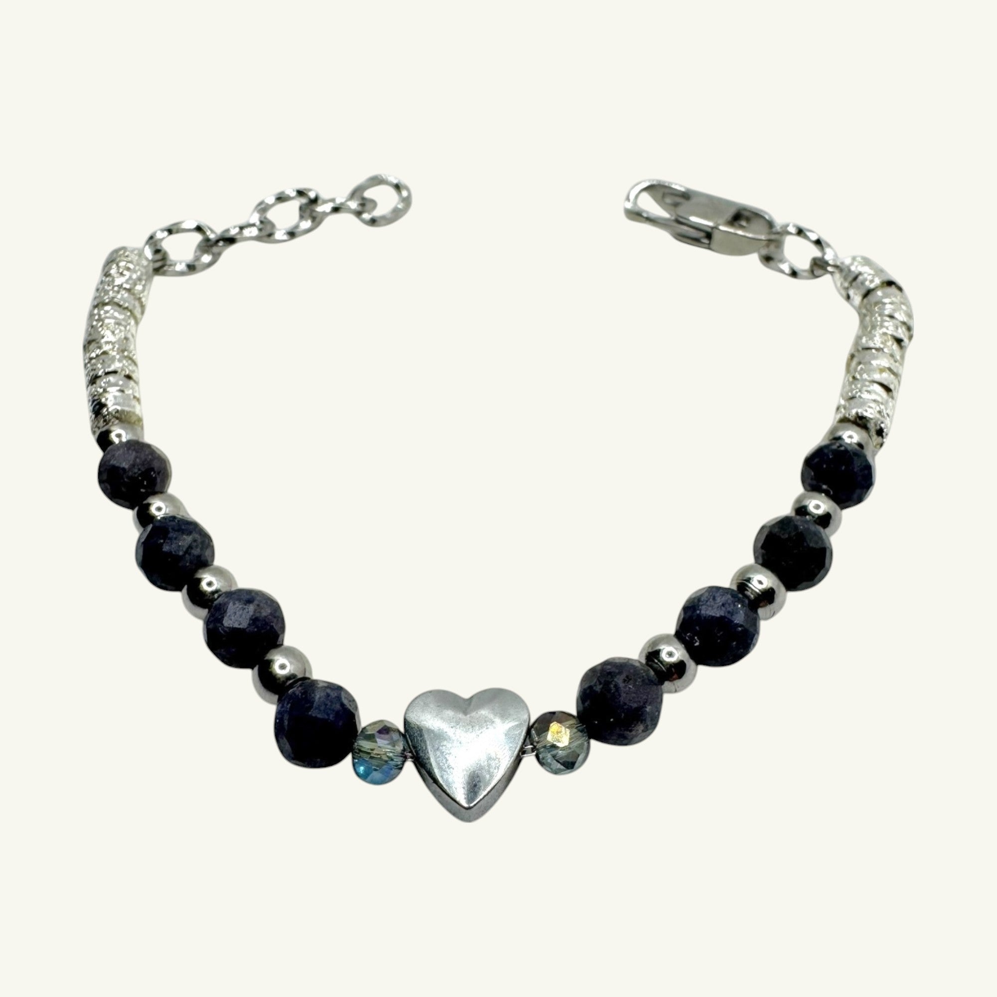 Bracciale zaffiro sfaccetato Sharifa Crystals